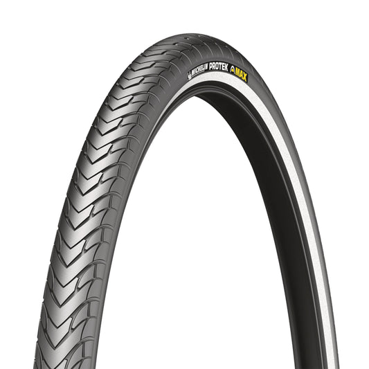 Pneu VTT Urbain 26 X 2.20 Michelin Protek Max Renfort 5mm Noir TR (56-559) flanc Reflex Compatible VAE