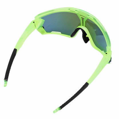 Lunettes vélo adulte Newton Nagas jaune fluo