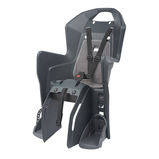Siège enfant arrière Polisport Koolah porte-bagage gris