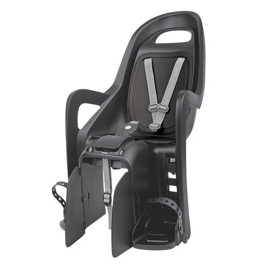 Siège enfant arrière Polisport Groovy porte-bagage noir