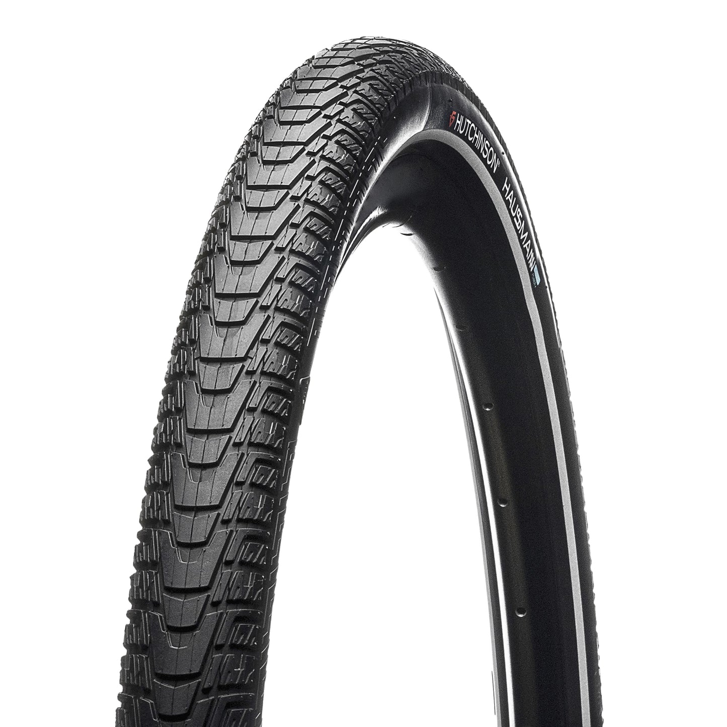 Pneu VTT Urbain - VAE 26 X 1.75 Hutchinson Haussmann Infinity Protect Noir TR renforcé 5mm flanc Reflex (47-559) Homologué VAE e50