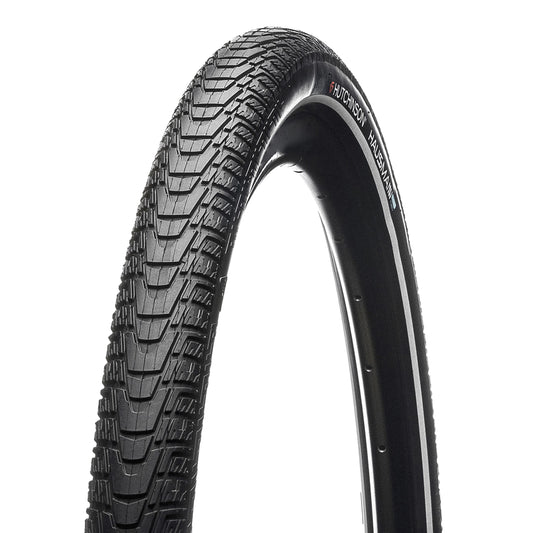 Urban MTB Tire - E-Bike 26 X 1.75 Hutchinson Haussmann Infinity Protect Black TR reinforced 5mm Reflex sidewall (47-559) E-Bike approved e50