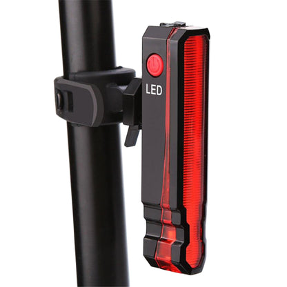 Eclairage vélo - trottinette usb arrière sur tige de selle led avec laser 150 lux pour delimiter une bande au sol PCP