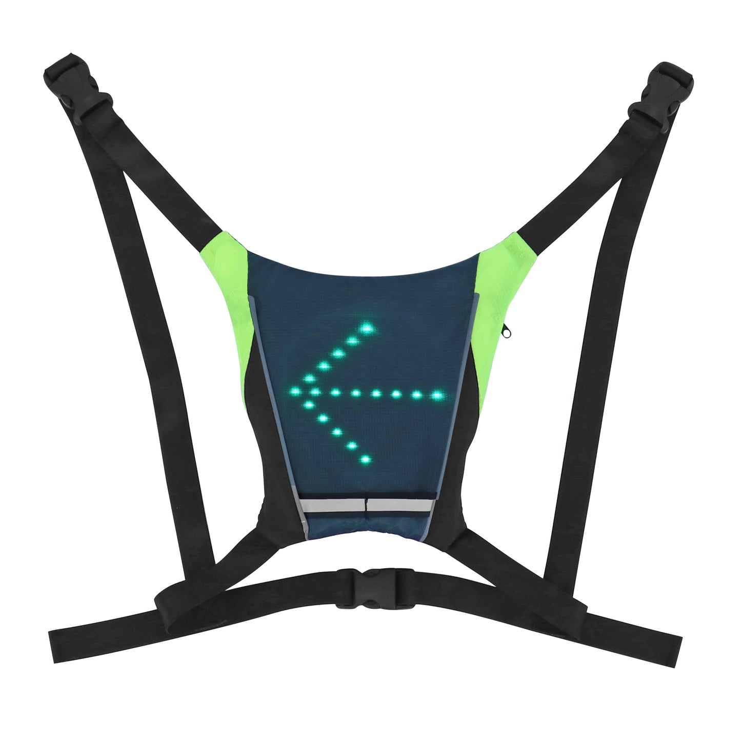 PCP safety harness with LED signaling and USB