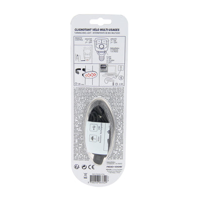 USB directional rear bike light for seat post with turn signal and wireless direction indicator button PCP