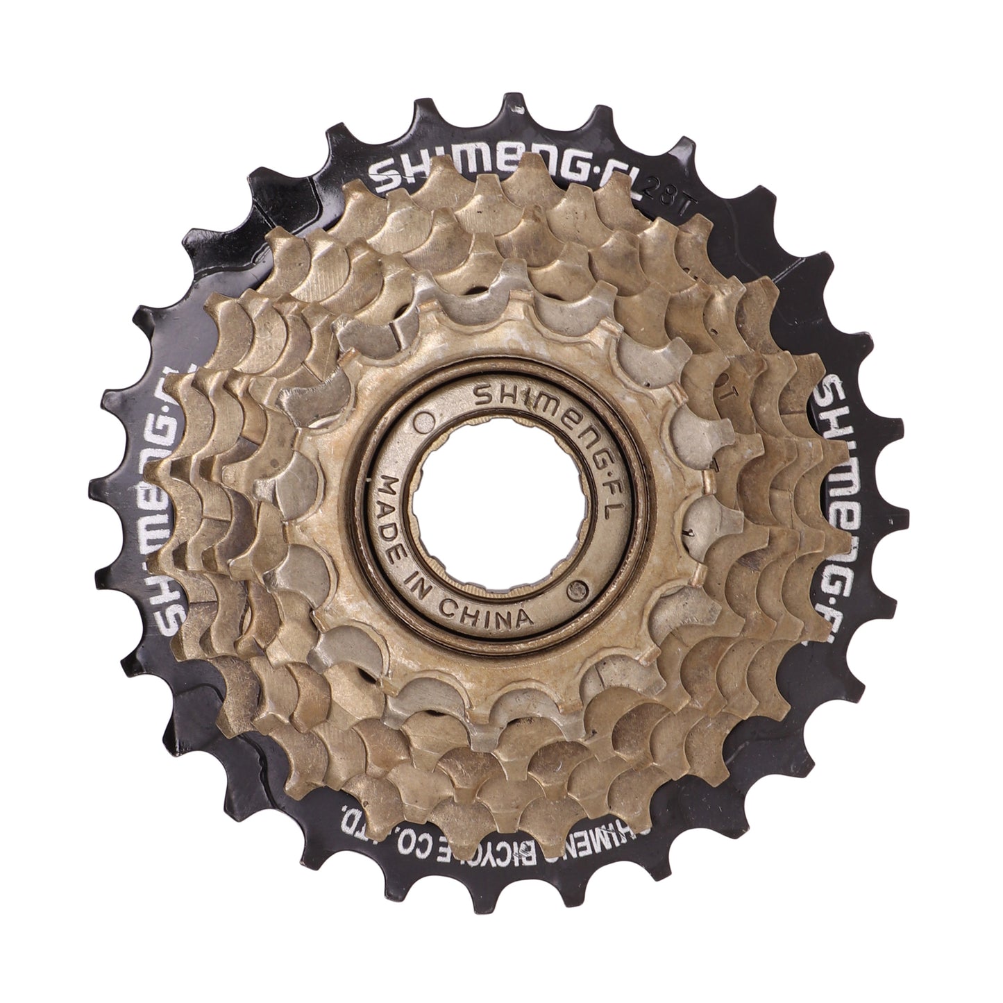 Freewheel 7-speed Newton Shimeng 14-28 bronze-black indexed