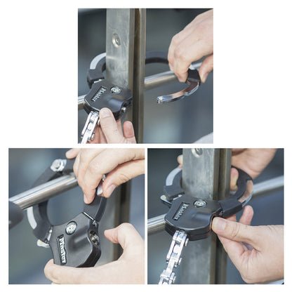 Bicycle-scooter handcuff lock Masterlock street cuff 36 cm - delivered with 4 keys - security level 9