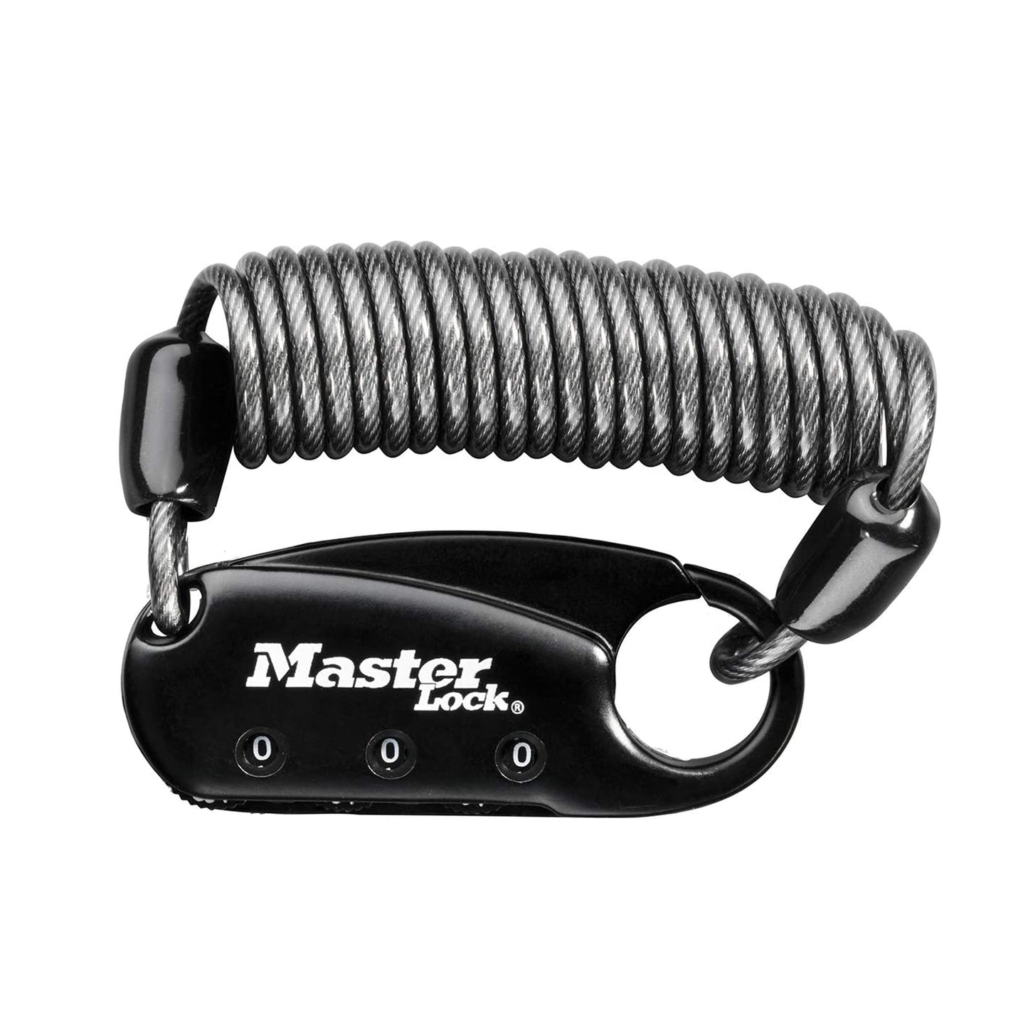 Masterlock Combination Cable Lock, 90cm, Black