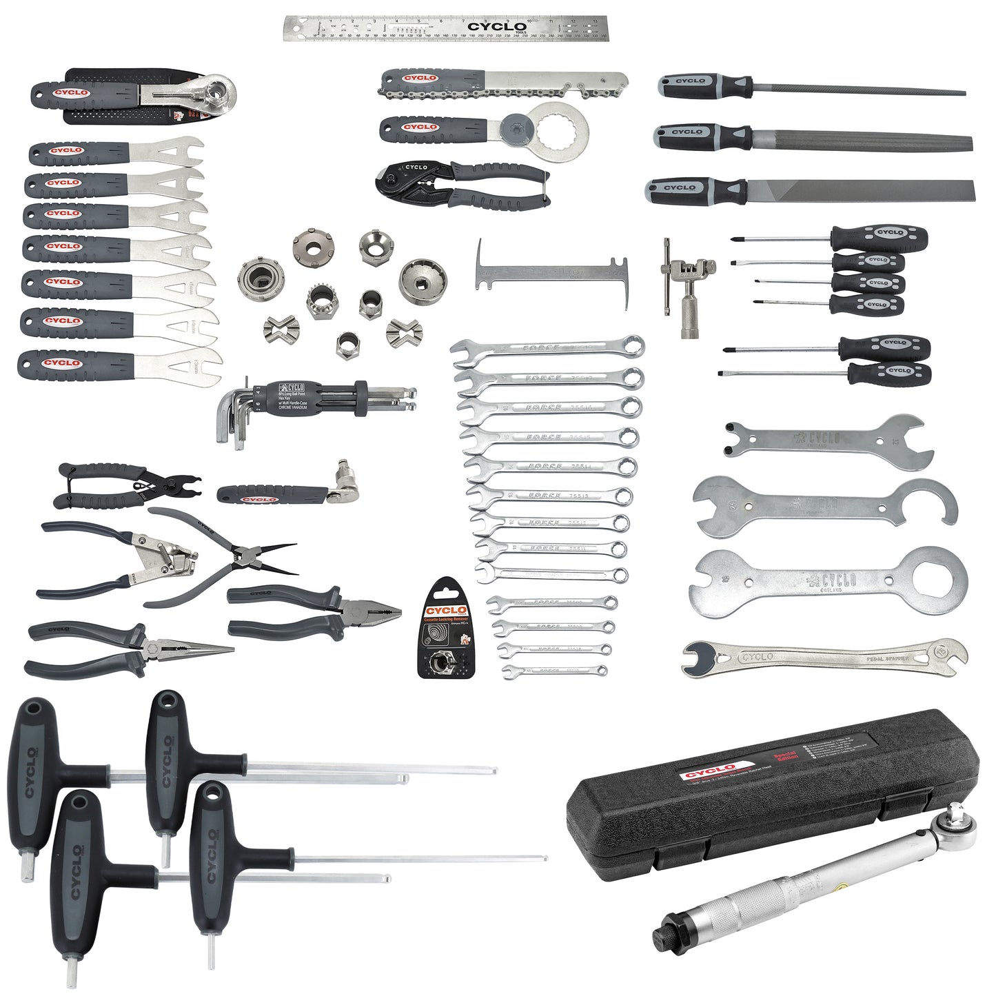 Weldtite 69-piece tool kit with torque wrench