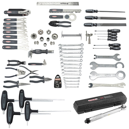 Weldtite 69-piece tool kit with torque wrench