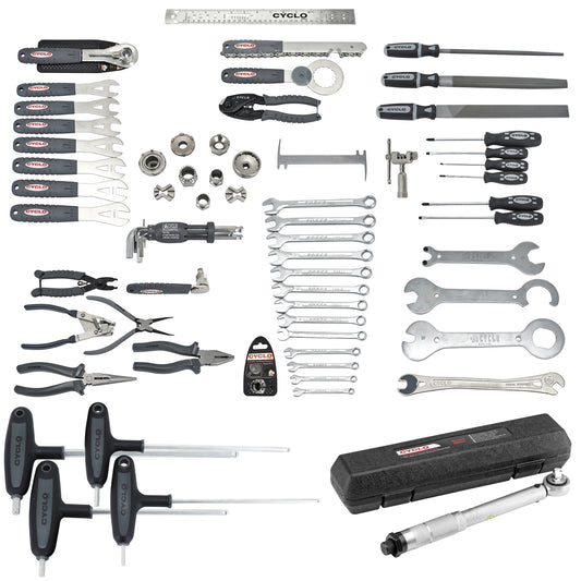 Weldtite 69-piece tool kit with torque wrench