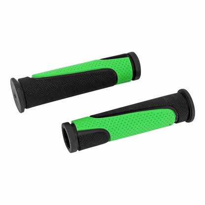 Poignées VTT Newton rubber noir vert 125mm