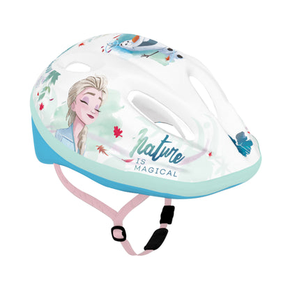 Casque vélo enfant Disney v2 frozen blanc avec molette réglage
