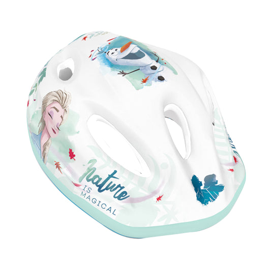 Disney v2 Frozen White Kids' Bike Helmet with Adjustment Dial