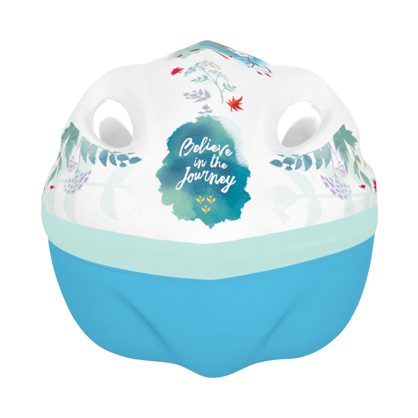 Casque vélo enfant Disney v2 frozen blanc avec molette réglage