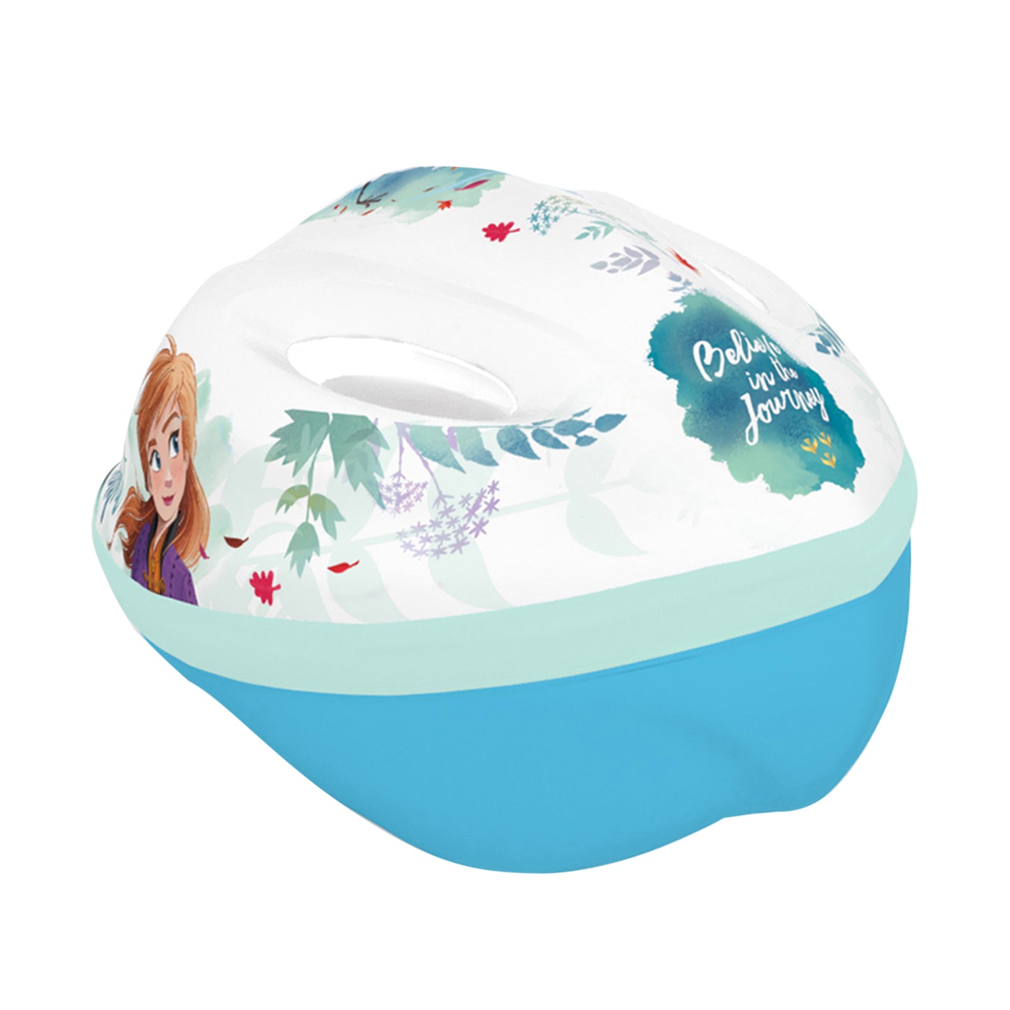 Casque vélo enfant Disney v2 frozen blanc avec molette réglage