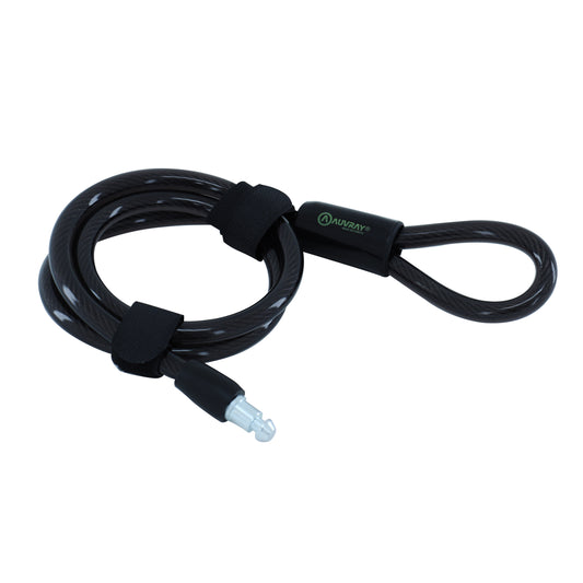 Antivol vélo câble à bouclé Auvray plug pour fer à cheval câble 1m diam 10 mm