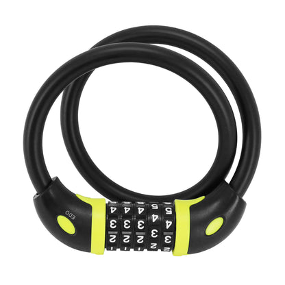 Antivol vélo câble à combinaison Auvray diam 12 mm l 65 cm noir mat