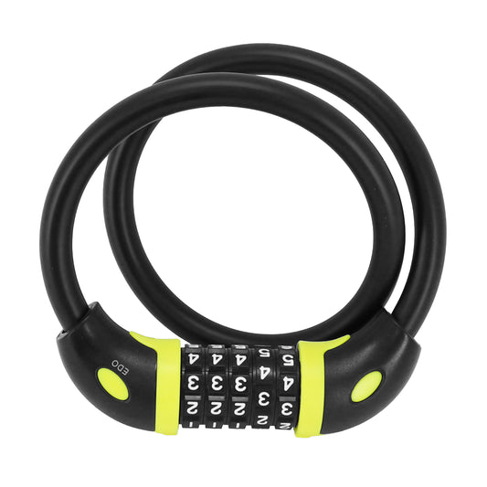 Antivol vélo câble à combinaison Auvray diam 12 mm l 65 cm noir mat