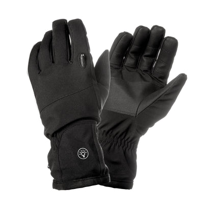 Gants vélo city long Tucano Lux noir LED USB