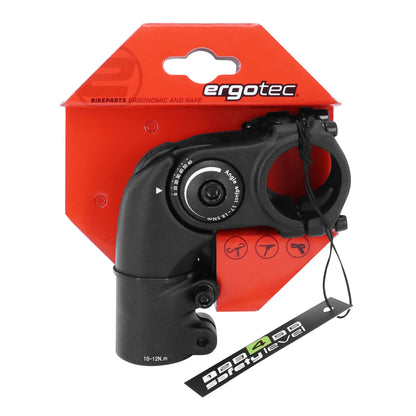 Potence VTT urbain Ergotec Octopus réglable noir 31,8 L60