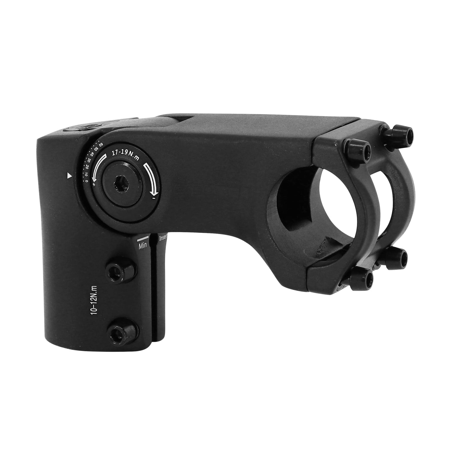 Ergotec Sepia adjustable black urban MTB stem 31.8 L90