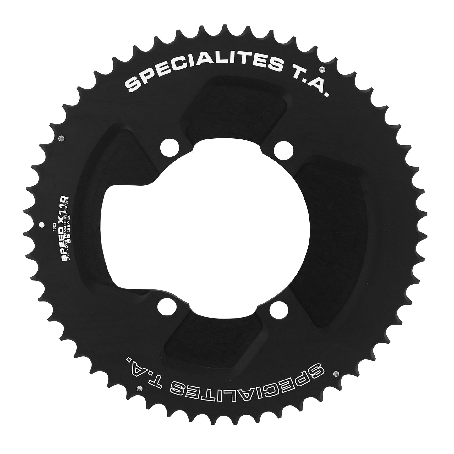 Plateau route TA Speed2 X110 aero D110 pour Ultegra 55D 11V