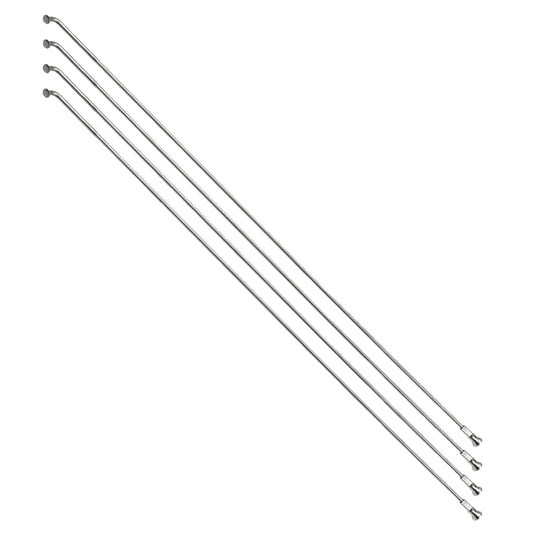 Rayon PCP renforcé inox argent 2mm/2,3mm coudé 245 mm x4