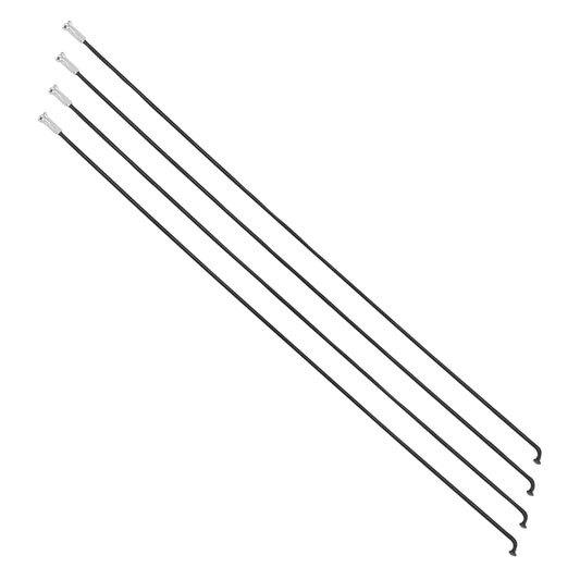 Rayon PCP renforcé inox noir 2mm/2,3mm coudé 290 mm x4