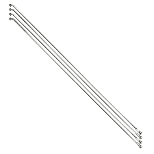 Rayon PCP renforcé inox argent 2mm/2,3mm coudé 305 mm x4