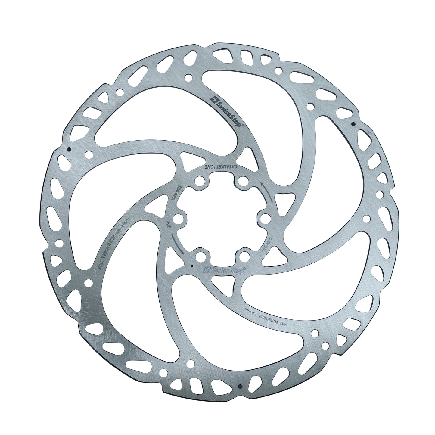 SwissStop Catalyst One 180mm 6-Bolt MTB Brake Disc