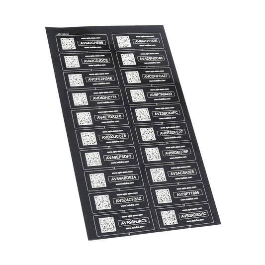 Auvray Icabike Anti-Theft Bicycle Identification and Marking Label with QR code