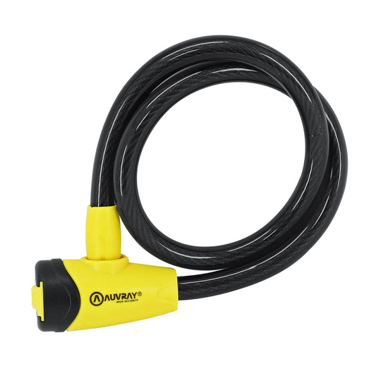 Antivol vélo câble à clé Auvray diam 12 mm l 65 cm