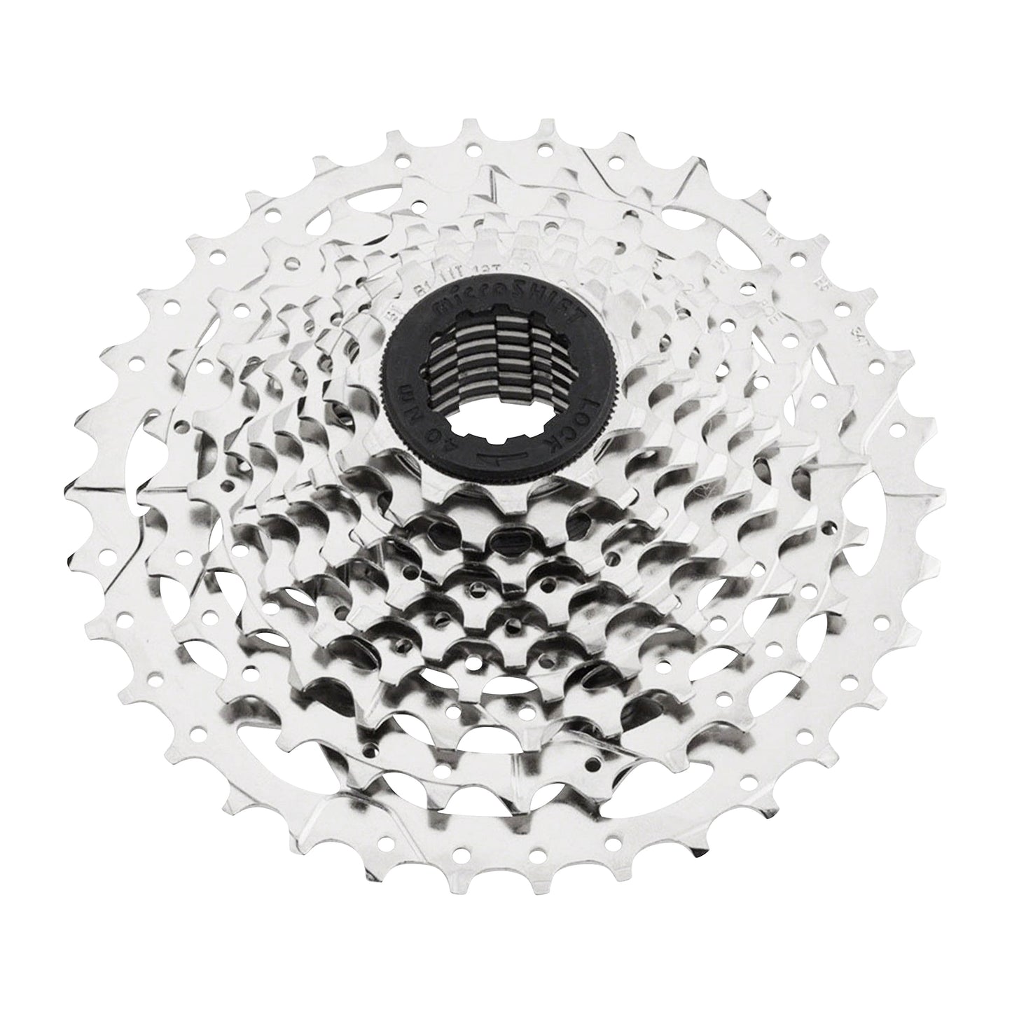 9-speed cassette. Microshift 11-36 for Shimano-Sram MTB silver (sold individually) (11-13-15-18-21-24-28-32-36)