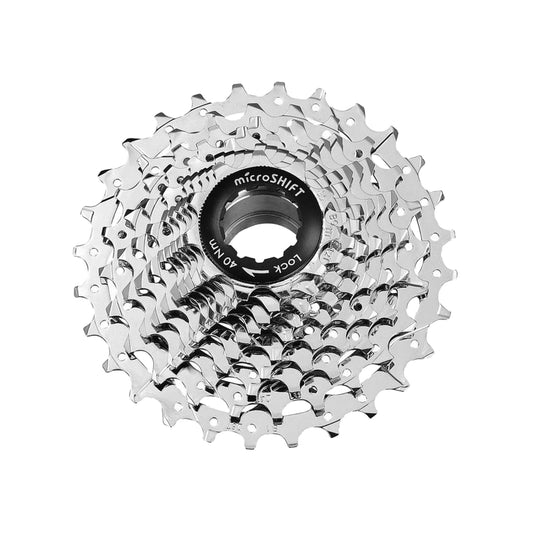 10sp Cassette. Microshift 11-28 for Shimano-Sram road silver (sold individually) (11-12-13-14-15-17-19-21-24-28)