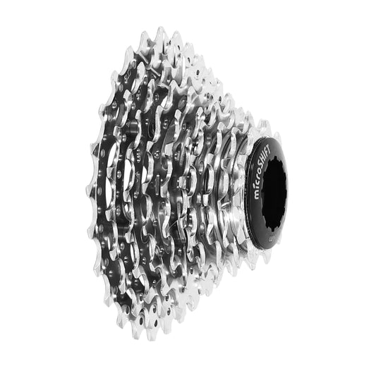 Cassette 10s. Microshift 11-25 for Shimano-Sram road silver (sold individually) (11-12-13-14-15-17-19-21-23-25)