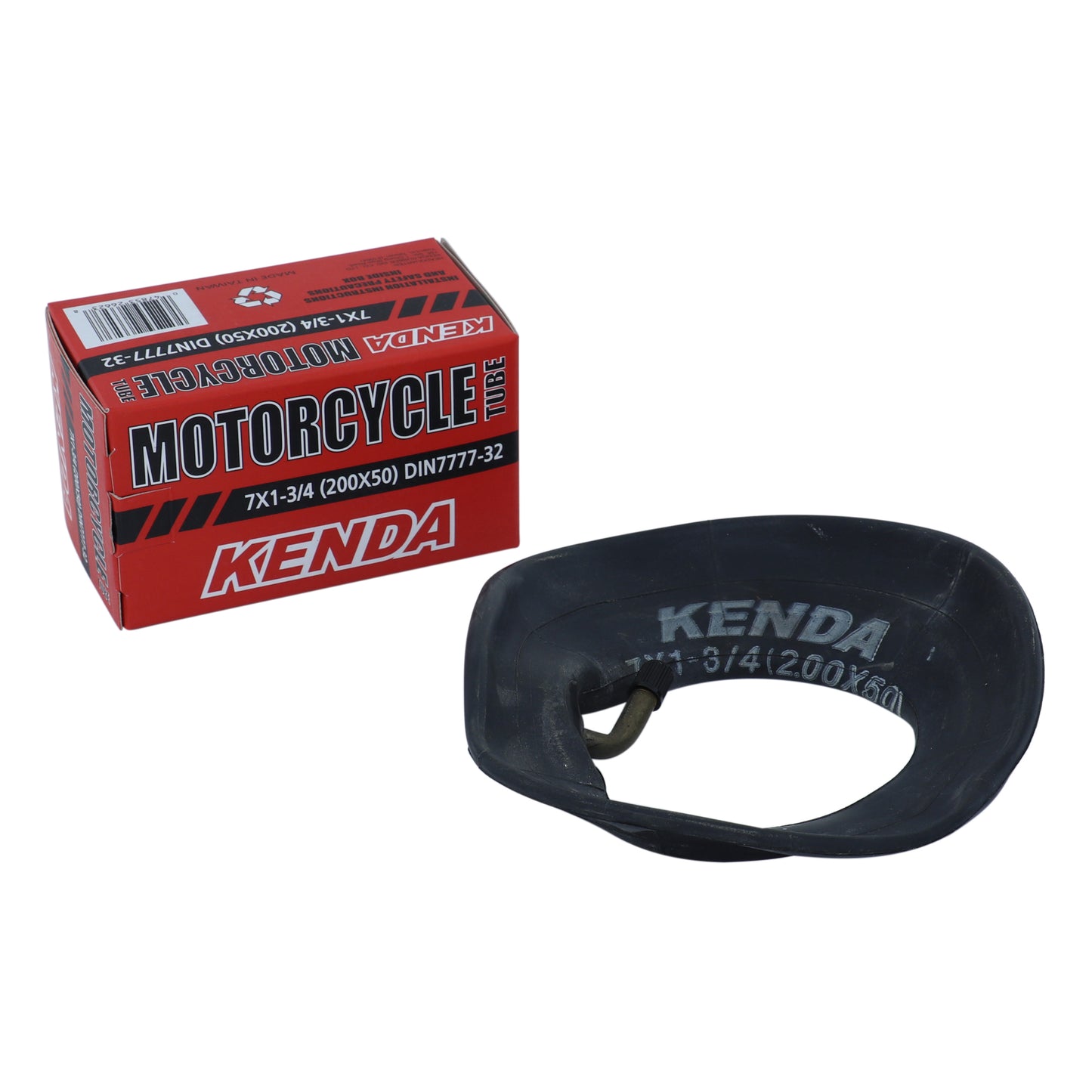 Scooter inner tube 200 x 50 (8 x 2) standard valve Kenda 70°