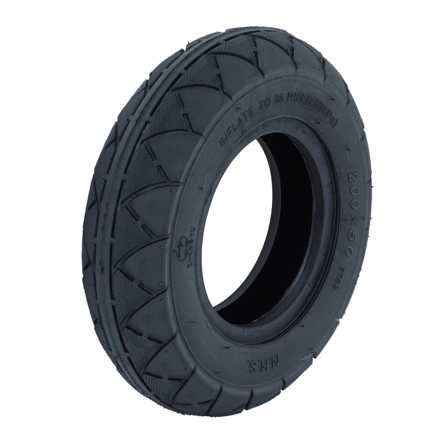 Inner Tube Scooter Tire 200 X 50 Black (Inner Diameter 94mm) (Kugoo S1-S3 - Razor E100-E125-E200)