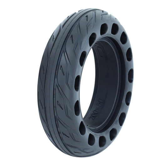 Pneu Trottinette plein Alveole 200 X 50 Noir (Diametre Interieur 110mm)