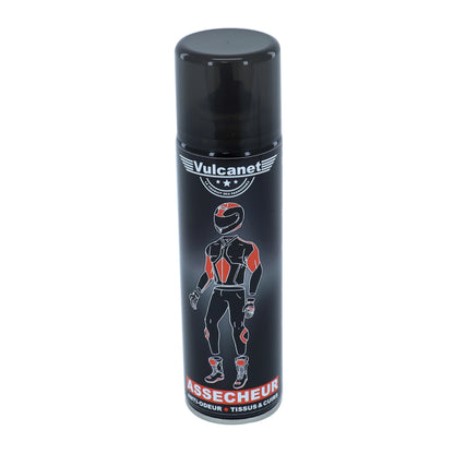 Assécheur Vulcanet contre humidité et les odeurs pour casque, gant, protection (aérosol 200 ml)