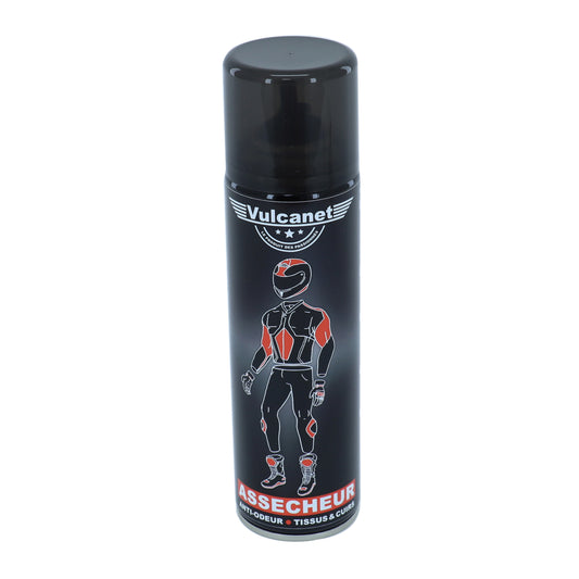 Assécheur Vulcanet contre humidité et les odeurs pour casque, gant, protection (aérosol 200 ml)