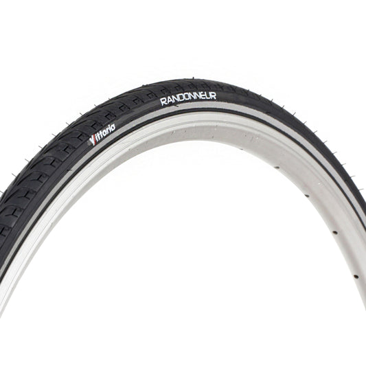 Vittoria Randonneur Black Urban Hybrid Tire 700 x 35 TR (37-622) with Reflective Sidewall