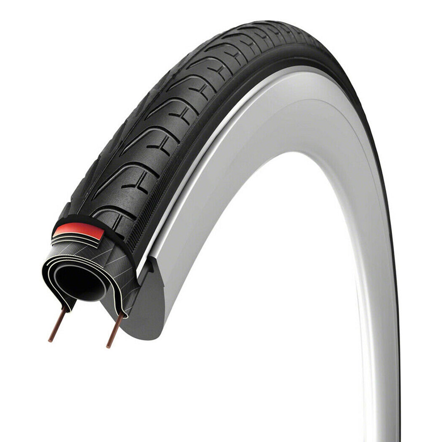 Pneu VTC Urbain 700 X 42 Vittoria Randonneur Noir TR (42-622) flanc Reflex