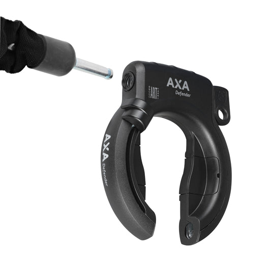 Antivol vélo fer à cheval Axa defender noir sans fixation - compatible plug - sécurité niveau 12-15