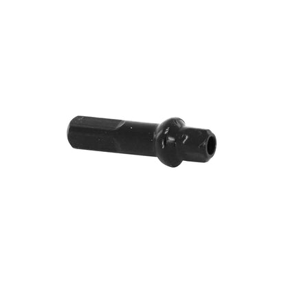 Spoke nipple PCP aluminum black double head 18 mm (unit)