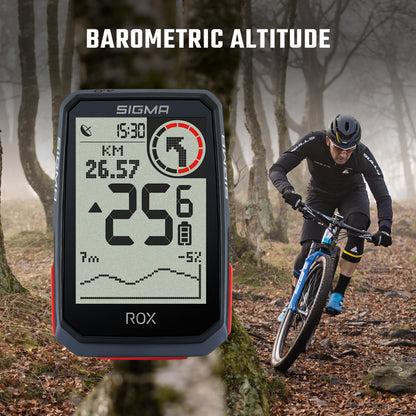 Compteur Sigma rox4.0 Gps blanc altimètre avec cardio