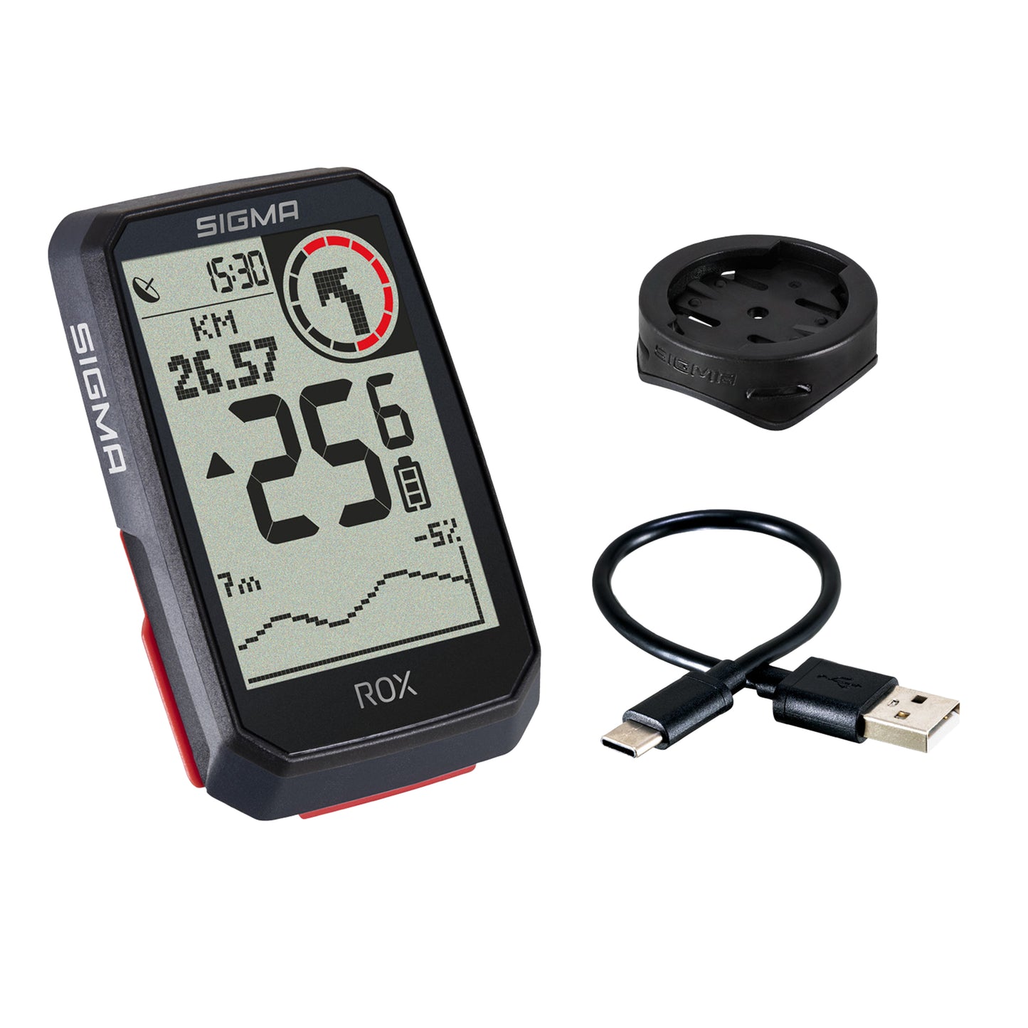 Compteur Sigma rox4.0 Gps noir altimètre
