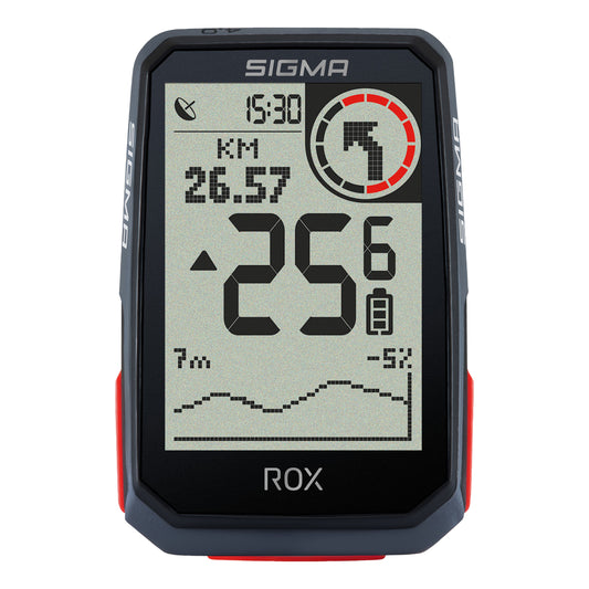 Compteur Sigma rox4.0 Gps noir altimètre (pack complet avec Gps, émetteur vitesse, cardio, cadence pédalage)