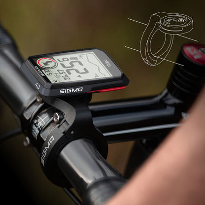 Compteur Sigma rox4.0 Gps noir altimètre (pack complet avec Gps, émetteur vitesse, cardio, cadence pédalage)