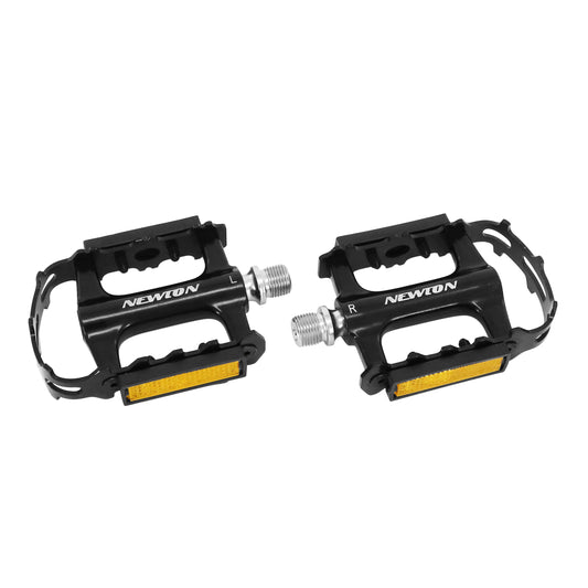 Premium Newton MTB pedal black aluminum black aluminum cage 9/16